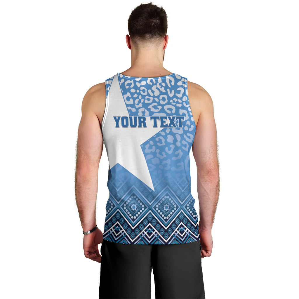 Personalized Somalia Independence Day 2024 Men Tank Top Somali Star Leopard Mix African Pattern - Wonder Print Shop
