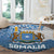 Somalia Independence Day 2024 Round Carpet Somali Star Leopard Mix African Pattern