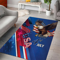 USA Independence Day 2024 Area Rug United States Eagle - Wonder Print Shop