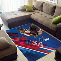USA Independence Day 2024 Area Rug United States Eagle - Wonder Print Shop
