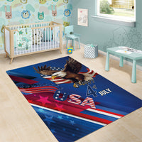 USA Independence Day 2024 Area Rug United States Eagle - Wonder Print Shop
