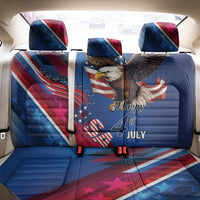 USA Independence Day 2024 Back Car Seat Cover United States Eagle - Wonder Print Shop