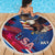 USA Independence Day 2024 Beach Blanket United States Eagle - Wonder Print Shop