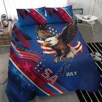 USA Independence Day 2024 Bedding Set United States Eagle - Wonder Print Shop