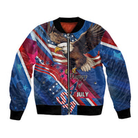 Personalized USA Independence Day 2024 Bomber Jacket United States Eagle - Wonder Print Shop