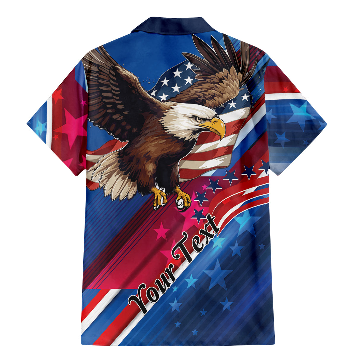 Personalized USA Independence Day 2024 Family Matching Mermaid Dress and Hawaiian Shirt United States Eagle - Wonder Print Shop