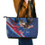 USA Independence Day 2024 Leather Tote Bag United States Eagle - Wonder Print Shop