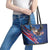 USA Independence Day 2024 Leather Tote Bag United States Eagle - Wonder Print Shop
