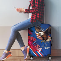 USA Independence Day 2024 Luggage Cover United States Eagle - Wonder Print Shop
