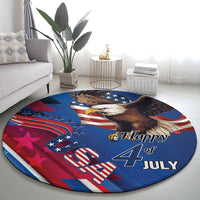 USA Independence Day 2024 Round Carpet United States Eagle
