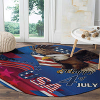 USA Independence Day 2024 Round Carpet United States Eagle