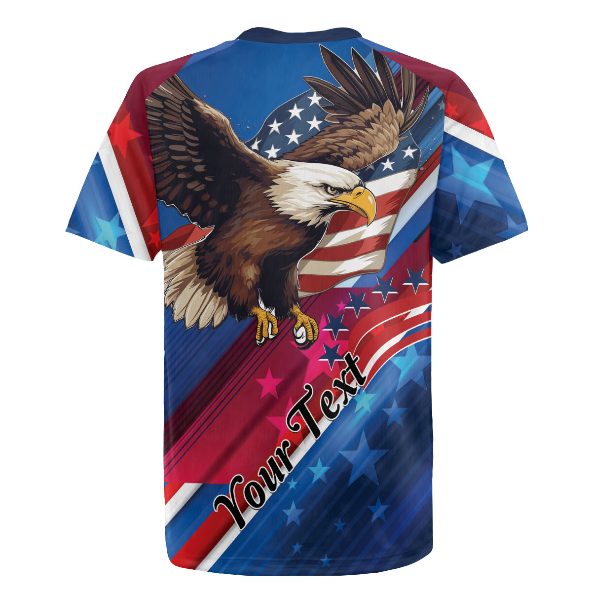 Personalized USA Independence Day 2024 Rugby Jersey United States Eagle - Wonder Print Shop