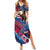 Personalized USA Independence Day 2024 Summer Maxi Dress United States Eagle - Wonder Print Shop