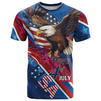 Personalized USA Independence Day 2024 T Shirt United States Eagle - Wonder Print Shop