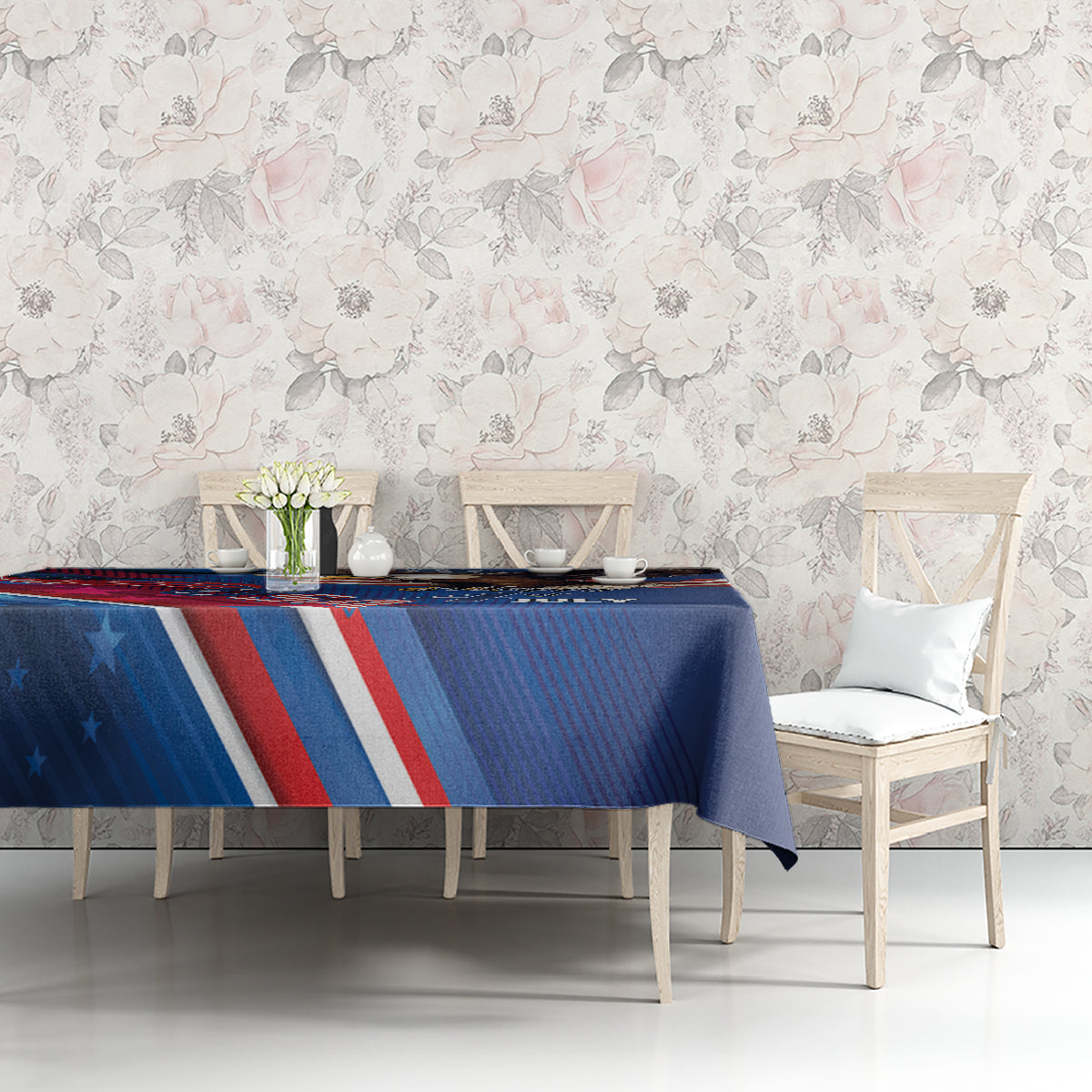 USA Independence Day 2024 Tablecloth United States Eagle - Wonder Print Shop