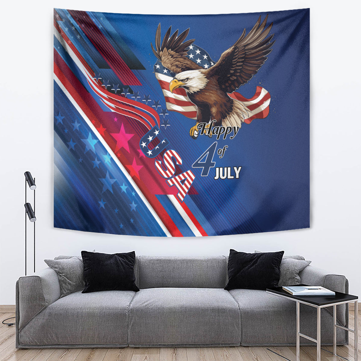USA Independence Day 2024 Tapestry United States Eagle - Wonder Print Shop