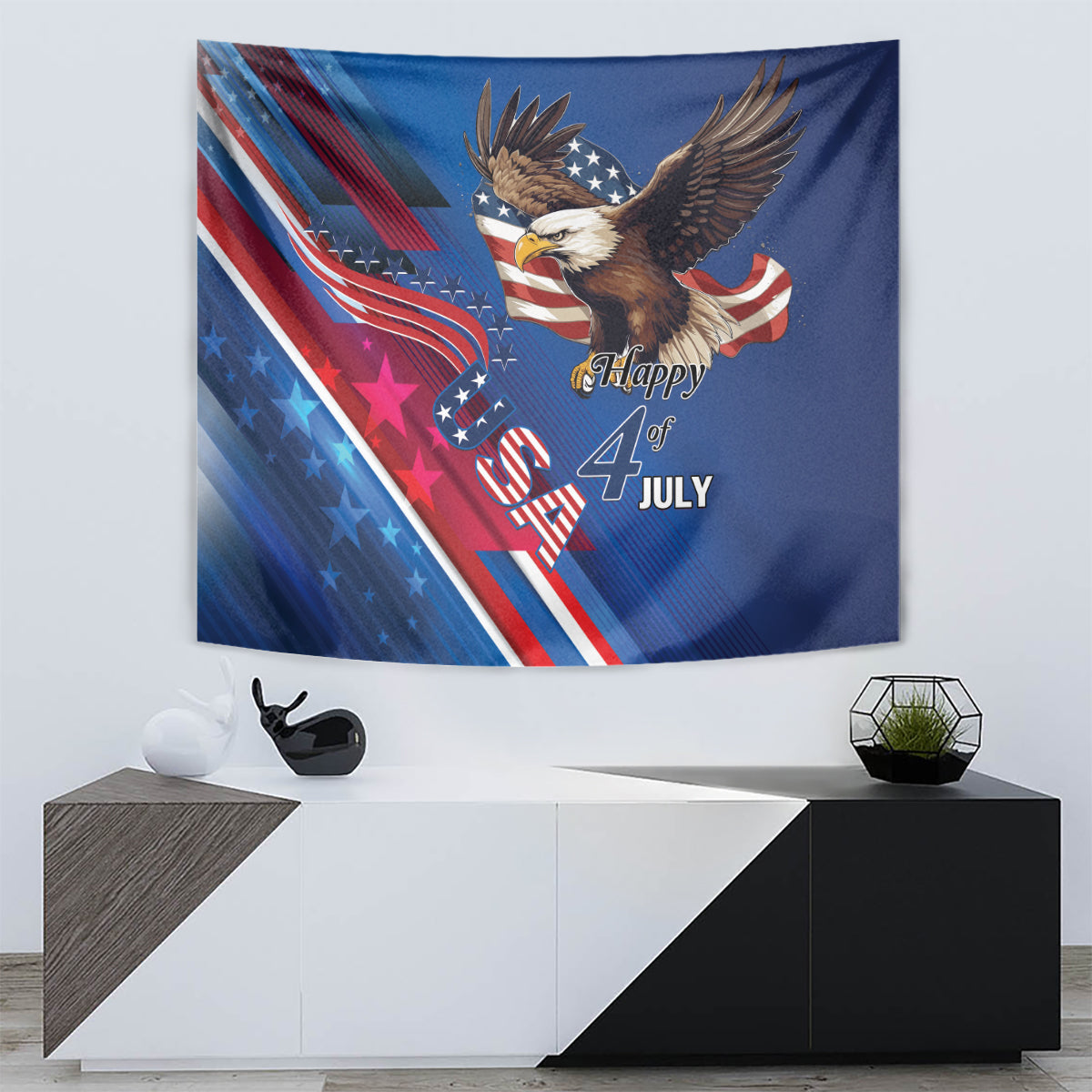 USA Independence Day 2024 Tapestry United States Eagle - Wonder Print Shop