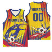Custom Colombia 2026 World Football Basketball Jersey Los Cafeteros Go Champion