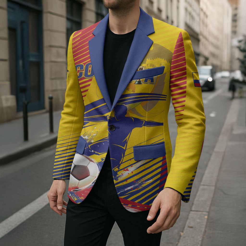 Custom Colombia 2026 World Football Blazer Los Cafeteros Go Champion