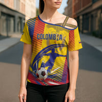 Custom Colombia 2026 World Football Cross Shoulder Shirt Los Cafeteros Go Champion