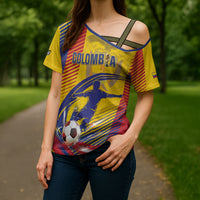 Custom Colombia 2026 World Football Cross Shoulder Shirt Los Cafeteros Go Champion