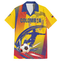 Custom Colombia 2026 World Football Hawaiian Shirt Los Cafeteros Go Champion