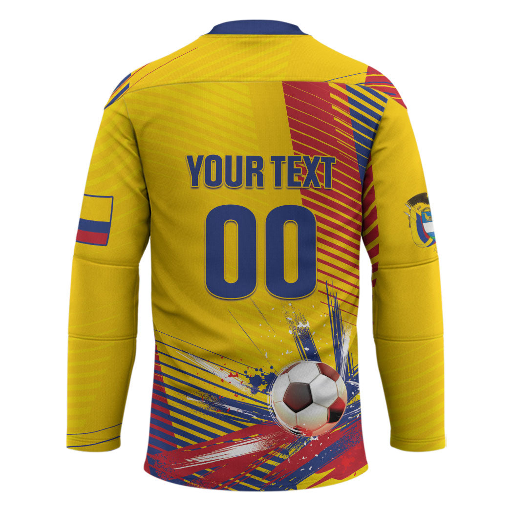 Custom Colombia 2026 World Football Hockey Jersey Los Cafeteros Go Champion