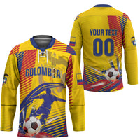 Custom Colombia 2026 World Football Hockey Jersey Los Cafeteros Go Champion