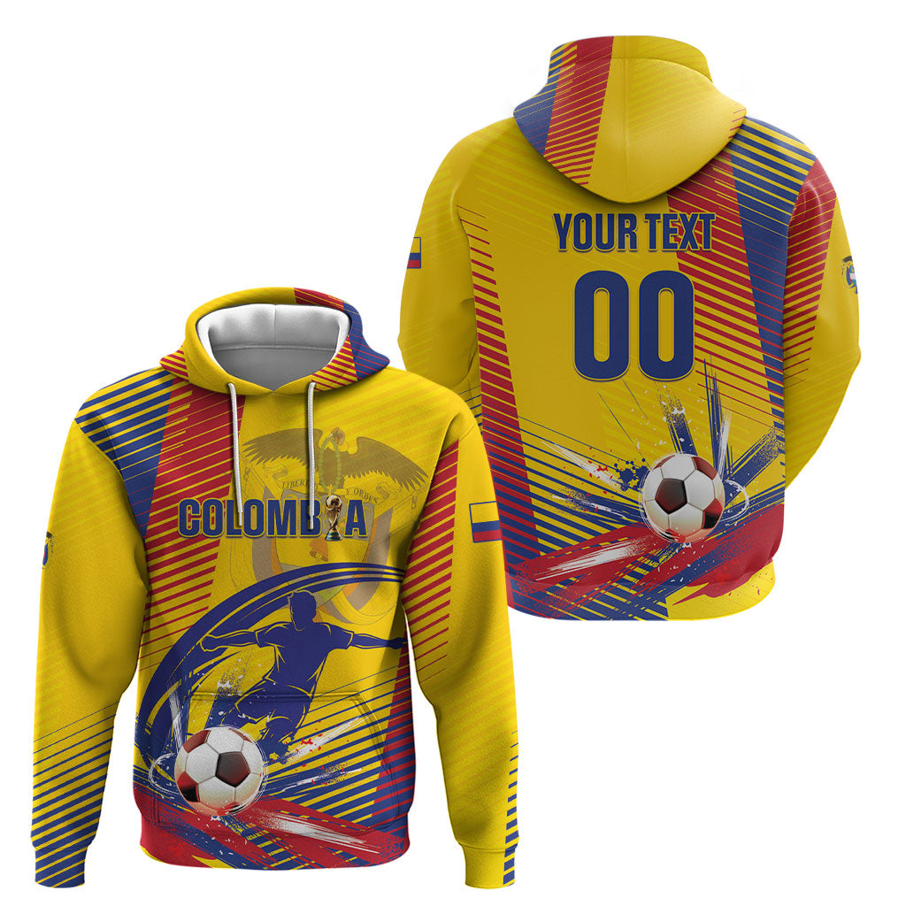 Custom Colombia 2026 World Football Hoodie Los Cafeteros Go Champion