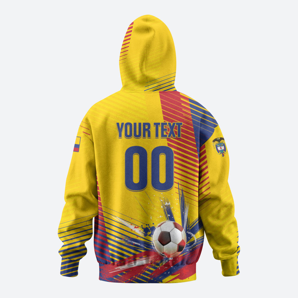 Custom Colombia 2026 World Football Hoodie Los Cafeteros Go Champion