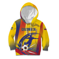 Custom Colombia 2026 World Football Kid Hoodie Los Cafeteros Go Champion