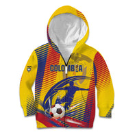Custom Colombia 2026 World Football Kid Hoodie Los Cafeteros Go Champion