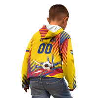 Custom Colombia 2026 World Football Kid Hoodie Los Cafeteros Go Champion
