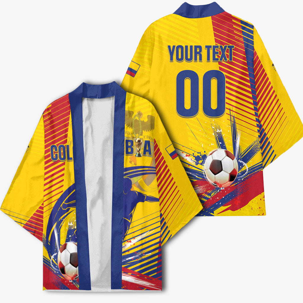 Custom Colombia 2026 World Football Kimono Los Cafeteros Go Champion