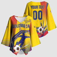 Custom Colombia 2026 World Football Kimono Sleeve Blouse Los Cafeteros Go Champion