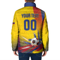 Custom Colombia 2026 World Football Padded Jacket Los Cafeteros Go Champion