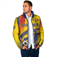 Custom Colombia 2026 World Football Padded Jacket Los Cafeteros Go Champion