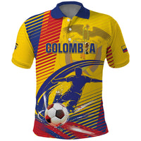 Custom Colombia 2026 World Football Polo Shirt Los Cafeteros Go Champion