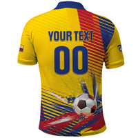 Custom Colombia 2026 World Football Polo Shirt Los Cafeteros Go Champion
