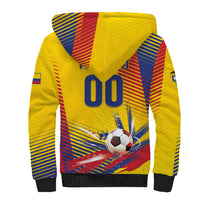 Custom Colombia 2026 World Football Sherpa Hoodie Los Cafeteros Go Champion