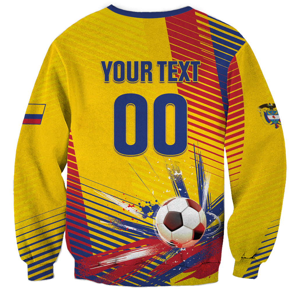 Custom Colombia 2026 World Football Sweatshirt Los Cafeteros Go Champion
