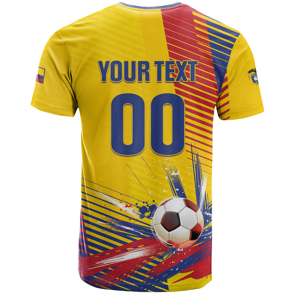 Custom Colombia 2026 World Football T Shirt Los Cafeteros Go Champion