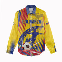 Custom Colombia 2026 World Football Women Casual Shirt Los Cafeteros Go Champion