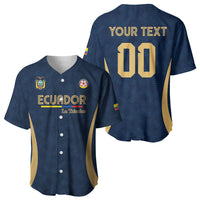 Custom Ecuador 2026 World Football Baseball Jersey La Tri Go Champion