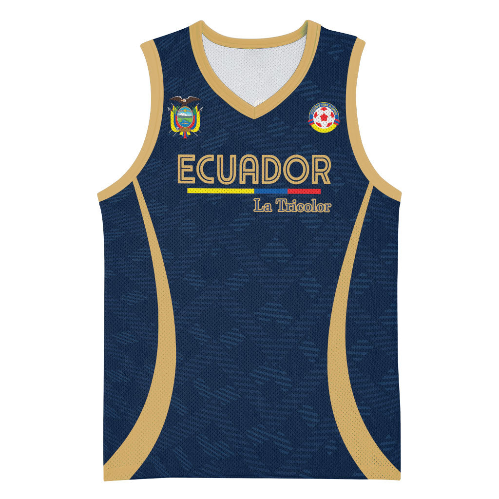 Custom Ecuador 2026 World Football Basketball Jersey La Tri Go Champion