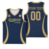 Custom Ecuador 2026 World Football Basketball Jersey La Tri Go Champion