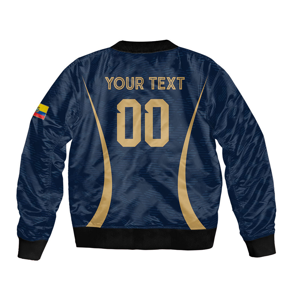 Custom Ecuador 2026 World Football Bomber Jacket La Tri Go Champion
