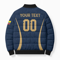 Custom Ecuador 2026 World Football Bomber Puffer Jacket La Tri Go Champion