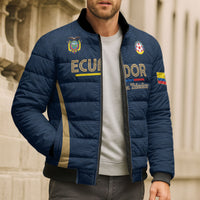 Custom Ecuador 2026 World Football Bomber Puffer Jacket La Tri Go Champion