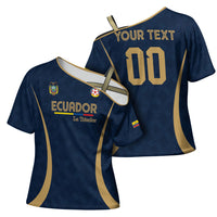 Custom Ecuador 2026 World Football Cross Shoulder Shirt La Tri Go Champion